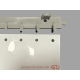 Rideau à lanières pvc blanc opaque en kit KIT RIDEAU PVC