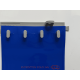 Rideau à lames pvc bleu opaque en kit sur-mesure KIT RIDEAU PVC