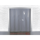 Rideau à lamelles pvc gris opaque en kit KIT RIDEAU PVC
