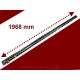 Corniere inox de 48 crochets - Longueur 1968 mm ACCESSOIRES