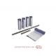 RIDEAUX LANIERES PVC SPECIAUX ET TECHNIQUES Rideau à lanières souples bleu transparent