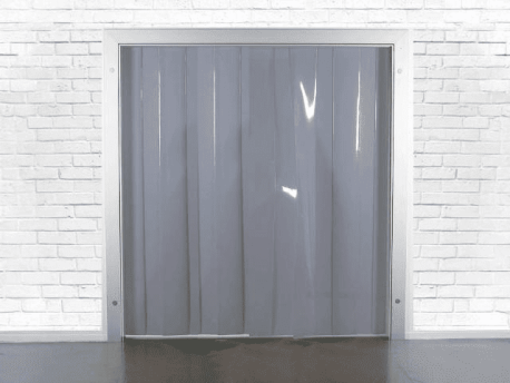 RIDEAUX LANIERES PVC SPECIAUX ET TECHNIQUES Rideau à lanières PVC Gris opaque