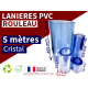 Rouleaux laniere pvc standard LANIERE PVC SOUPLE TRANSPARENTE STANDARD 5 Mètres