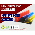 LANIERE PVC DE COULEUR TRANSPARENTE 5m,10m, 15m,25m, 50m