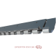 RIDEAUX LANIERES PVC FIXES Rideau lanières PVC verrouillé -Charges lourdes