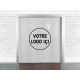 Rideau à lanières plastique avec impression de LOGO KIT RIDEAU PVC