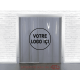 Rideau à lanières plastique avec impression de LOGO KIT RIDEAU PVC