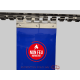 RIDEAUX LANIERES PVC SPECIAUX ET TECHNIQUES Rideau à lanières PVC Ignifuge M1 Bleu transparent LANIFLEX