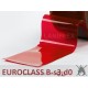 Rouleaux laniere PVC SPECIAL Lanière PVC de couleur rouge transparent ignifuge certifée M1
