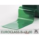 Rouleaux laniere PVC SPECIAL Lanière PVC de couleur vert transparent ignifuge certifée M1