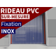 KIT RIDEAU A LANIERE PVC SOUPLES KIT RIDEAU PVC