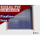 RIDEAUX LANIERES PVC AMOVIBLES RIDEAU DECROCHABLE A LANIERES PVC SOUPLES