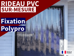 KIT RIDEAU A LANIERE PVC SOUPLES KIT RIDEAU PVC