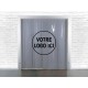 Rideau à lanières plastique avec impression de LOGO KIT RIDEAU PVC