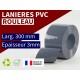 Rouleaux laniere PVC SPECIAL Rouleau lanière PVC opaque gris