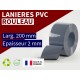Rouleaux laniere PVC SPECIAL Rouleau lanière PVC opaque gris