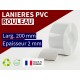 Rouleaux laniere PVC SPECIAL Rouleau lanière PVC opaque blanc