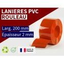 Rouleau lanière PVC Orange Opaque