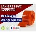 Rouleau lanière PVC Orange Opaque