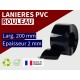 Rouleaux laniere PVC SPECIAL Rouleau lanière PVC Noir Opaque