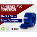 Rouleau lanière PVC Bleu Opaque