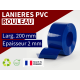 Rouleaux laniere PVC SPECIAL Rouleau lanière PVC Bleu Opaque