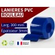 Rouleaux laniere PVC SPECIAL Rouleau lanière PVC Bleu Opaque