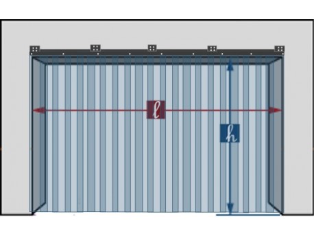 RIDEAU A LANIERES PVC FIXE OU DECROCHABLE RIDEAU A LANIERES PVC FIXE OU DECROCHABLE