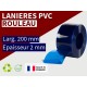 Rouleaux laniere PVC SPECIAL Rouleau lanière PVC Bleu transparent