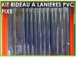 Rideau à Lamelles PVC Souple ANRO - 2 Mm D'épaisseur - Largeur 20 Cm - Vendu Au Mètre - Pour Atelier, écurie, Séparation D'espace