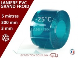 Rouleaux laniere PVC SPECIAL LANIERES PVC GRAND FROID 5 mètres