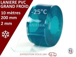 Rouleaux laniere PVC SPECIAL LANIERES PVC GRAND FROID 10 mètres