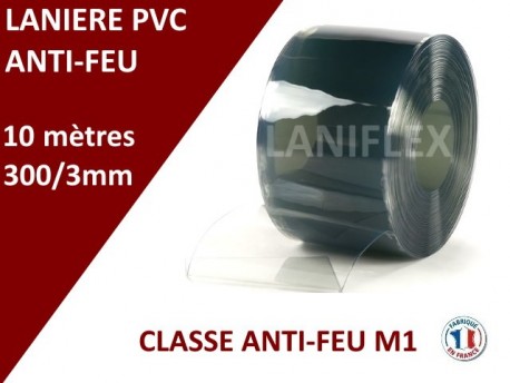 Rouleaux laniere PVC SPECIAL LANIERES PVC IGNIFUGE 10m, 25m, 50m