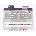 SYSTEME POUR RIDEAU FIXE (1200 mm)