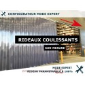 RIDEAU COULISSANT A LANIERES PVC - EXPERT