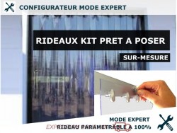 KIT RIDEAU A LANIERE PVC SOUPLES - EXPERT KIT RIDEAU PVC