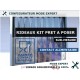 KIT RIDEAU A LANIERES PVC CONTACT ALIMENTAIRE KIT RIDEAU PVC