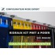 KIT RIDEAU A LANIÈRE PVC SOUPLE COLORÉ TRANSPARENT KIT RIDEAU PVC
