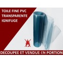 Toile de film PVC souple transparent ignifuge