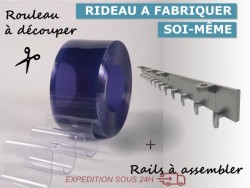 RIDEAU A LANIERES PVC A FABRIQUER SOI-MEME ACCESSOIRES