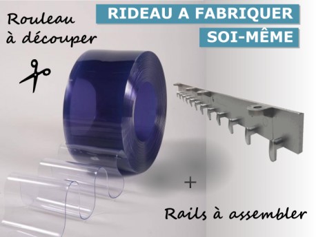 RIDEAU A LANIERES PVC A FABRIQUER SOI-MEME ACCESSOIRES