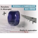 RIDEAU A LANIERES PVC A FABRIQUER SOI-MEME