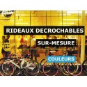 RIDEAU A LANIERES PVC SOUPLES COULEUR