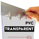 Découpe de lanieres PVC REMPLACEZ VOS LANIERES DE RIDEAU PVC TRANSPARENT