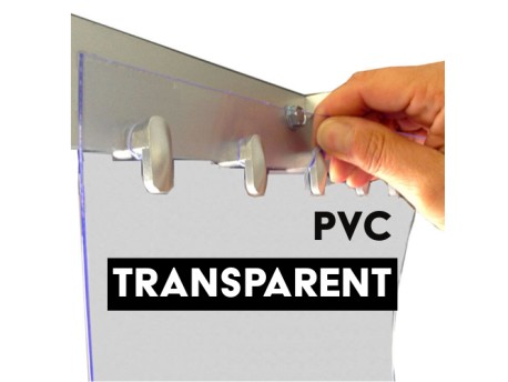 Découpe de lanieres PVC REMPLACEZ VOS LANIERES DE RIDEAU PVC TRANSPARENT