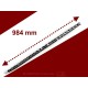 Corniere inox de 24 crochets - Longueur 984 mm ACCESSOIRES