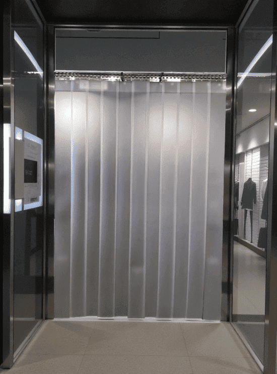 Illustration de l'utilisation de PVC opalin dans un environnement non-industriel