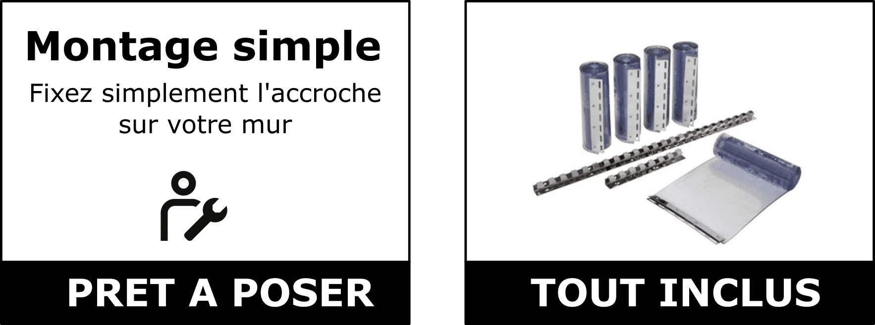 rideau à lamelles translucide occultant coulissant