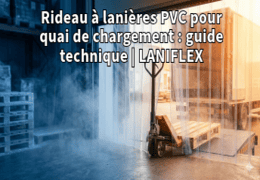 Rideau à lanières PVC pour quai de chargement : guide technique