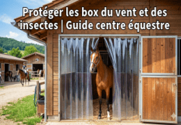 Protéger les box du vent et des insectes | Guide centre équestre